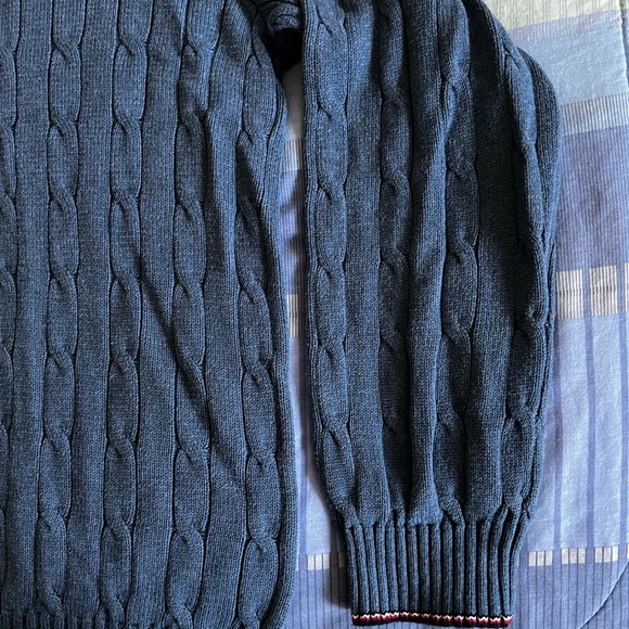 Tommy Hilfiger Fall Ski Sweater Blue 3XL New With Tags - Picture 4 of 5